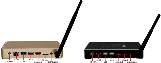Smart Box 4k Android Full HD Media Player Box Metal Shell 1.6GHz For Advertising